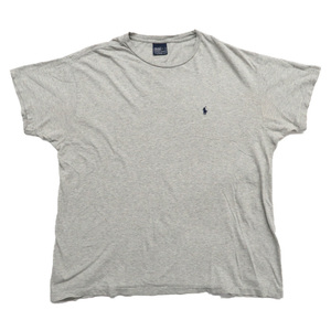 古着 オールド ポロラルフローレン ワンポイントロゴ Tシャツ グレー サイズ表記：L　gd24571