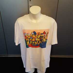 ★【新品】DIVIDED H&M　半袖Tシャツ　XXL　ザ・シンプソンズ　コラボ　プリントシャツ