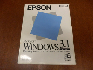 EPSON エプソン / Microsoft Windows 3.1 マイクロソフト ウィンドウズ オペレーティングシステム 5インチ 動作未確認 レア 貴重