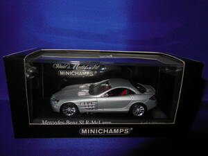 1/43　メルセデスベンツ　Mercedes-Benz　SLR　McLaren　2003年　カイザーシルバー　MINICHAMPS