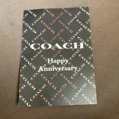 COACH アニバーサリーカード