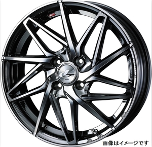 【個人宅発送可能】Weds ウェッズ 17×6.5J +42 4穴 PCD100 BMCMC ホイール 1本 LEONIS IT レオニス レオニス・アイティー (40585)