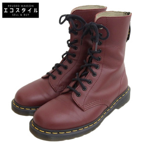 Dr.Martens ドクターマーチン ×ワイズ 10EYEレースアップ レザーブーツ メンズ レッド系 7 15473601