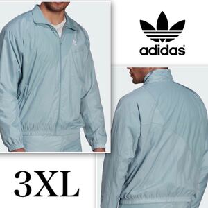 【新品 正規品 】アディダスオリジナルス adidas ナイロンジャケット 2XO【3XL】ブロックウーブン トレフォイル