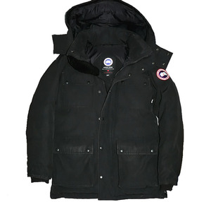 CANADAGOOSE（カナダグース）BANCROFT DOWN JACKET/ダウンジャケット フード付 黒 ■メンズ XS/TP表記（S～Mサイズ位）■3341JM R BLACK