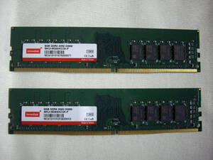 DDR4-2666 (PC4-21300) 8GB×2枚セット合計16GB M4UI-8GSSKC0K-F