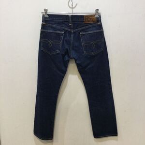 RRLダブルアールエル LOW STRAIGHT DENIM PANTS made in USA デニムパンツ アメリカ製 セルビッチ インディゴ 28インチ 596436