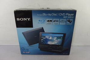 ◆未使用 SONY(ソニー) 9V型 ポータブルブルーレイ/DVDプレーヤー BDP-SX910 高画質高音質BD/DVD/CD/USB/マルチメディアプレーヤ