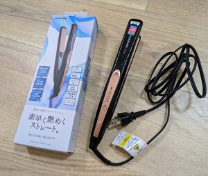 ヘアアイロン　ミニコテ　マイナスイオンストレートアイロン KOIZUMI　KHS-8230 K 