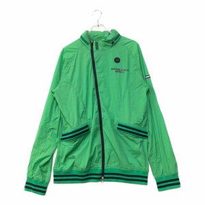 coco★マスターバニー★パーリーゲイツ★長袖ダブルジップブルゾン★フード付き★緑★6(XL)★中古※レターパックプラス発送可★88047