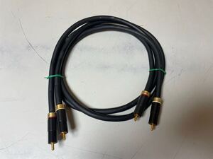 K734/ ortofon 8-Nines Super Pure Copper Twin Core Audio Cable 全長約102cm 2本セット