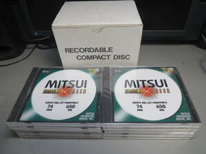 MITSUI GOLD CD-R　650MB　低速ディスク　未開封新品　10枚