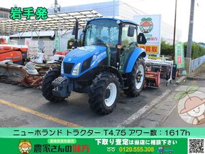 ★☆岩手発 ニューホランド 中古 トラクター T4.75【アワー1617h NEW HOLLAND】☆★