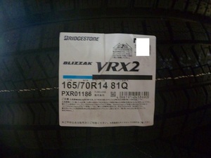 【送料無料】冬タイヤ 2023年製 BRIDESTONE VRX2 165/70R14 4本セット税込￥38,800-