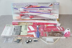 [QS][E4365916] 未使用未組立品 KYOSHO 京商 No.11845 RED AURUM MINIX ACRO 25 RC ラジコン エンジン 飛行機