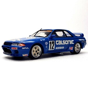 1/43 エブロ 日産 スカイライン GT-R R32 GTR BNR32 カルソニック IMPUL CALSONIC インパル グルーブA 星野一義 Nissan Skyline 1円 101121