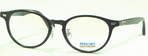 【PERSONS】パーソンズ　personsボストンメガネ　 PS-3014-1　鼻パット付セルメガネフレーム 