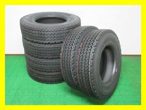 Y697【送料無料】225/80R17.5 123/122 ★ 新品 ★ ブリヂストン スタッドレス W900 2023年製 6本 激安 中型 4トン トラック キャンター 等