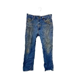 Wrangler デニムパンツ W34 ラングラー メキシコ製 コットン ブルー 古着卸 アメリカ仕入 2501-252