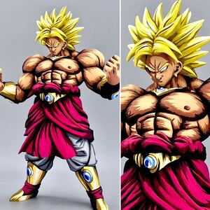 バンプレスト ドラゴンボール BLOOD OF SAIYANS 超サイヤ人 ブロリー フィギュア フルリペイント 二次元彩色 2D 超サイヤ人