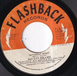 Bay City Rollers - Saturday Night / Money Honey (A) RP-S015