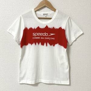 Speedo × COMME des GARCONS ロゴ 半袖 Tシャツ ホワイト 白 Sサイズ コムデギャルソン スピード コラボ カットソー Tee archive 3080555