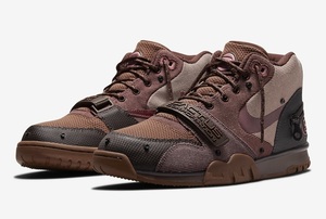 【新品未使用】23cm Travis Scott x Nike Air Trainer 1 SP Archaeo Brown and Rust Pink トラヴィス スコット ナイキ エアトレーナー