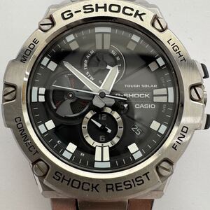 ★1円スタート★CASIO カシオ G-SHOCK Gショック G-STEEL メンズ 腕時計 GST-B100 タフソーラー 訳あり 稼働 Bluetoothモバイルリンク