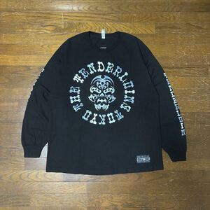 TENDERLOIN LONG SLEEVE TEE BS BLACK テンダー テンダーロイン ロンT Tシャツ ボルネオ スカル ブラック XL