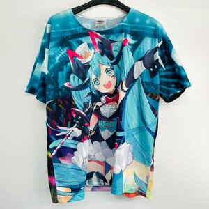 中古品 マジカルミライ 初音ミク 2019 フルグラフィック Tシャツ XLサイズ 初音ミク 鏡音リン 2種セット