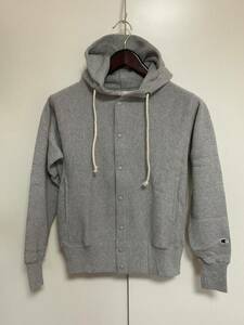 新品！USA製 70’s Champion Reverse Weave SNAP HOODIE チャンピオン スナップ フーディ復刻 M