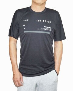 アディダス adidas TERREX 半袖Tシャツ 黒 F12422 吸汗性 速乾性 透湿性 保温性 メンズ クール ブラック アウトドア 夏物 表記サイズL