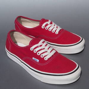 美品!! US 8 / 26cm VANS Authentic 44DX Anaheim Factory OG アナハイム オーセンティック 赤 USA企画