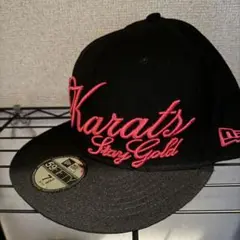 New Era 59FIFTY キャップ 黒/ピンク 24karats