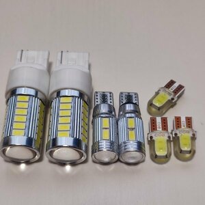 JB43W ジムニー シエラ 超爆光! T10 LED ルームランプ バックランプ ナンバー灯 7個セット スズキ /33/10/c2