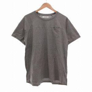 ノンネイティブ nonnative 美品 CYCLIST S/S TEE C/P MESH COOL MAX Tシャツ 半袖 2 M グレー NN-C3332 /UO ■GY03 メンズ