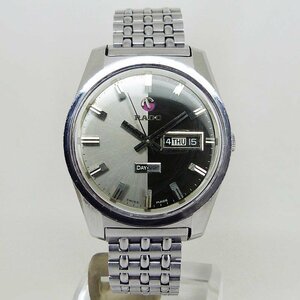 中古ラドー【RADO】 11847 デイナイト オートマティック デイデイト シルバー×ブラック アンティーク OH済