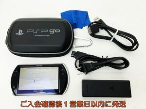 【1円】SONY Playstation Portable PSP Go 本体/ACアダプター セット ブラック PSP-N1000 動作確認済 画面ヤケあり B03-364rm/F3