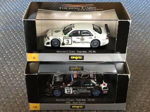 ONYX メルセデスベンツ AMG 2台 XT024 MERCEDES WARSTEINER ITC 96,XT029 MERCEDES UPS ITC 96