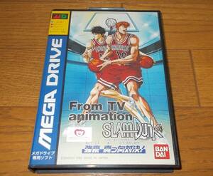 メガドライブ テレビアニメ スラムダンク 強豪 真っ向対決！SEGA MD 国内正規物 当時物 レトロ レア セガ