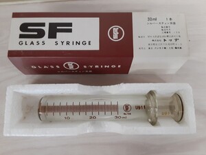 学校系】様々な用途に!SF GLASS SYRINGE ガラス 注射器 30ml シリンジ 医療器具 液体移し替え オイル交換 整備 餌やり 看護 介護 排泄補助