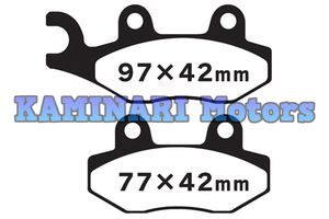 TT-R230 TT250R フロントブレーキパッド DT230 ランツァ WR250 YZ250 フロントパッド TT-R250 DT200WR YZ125