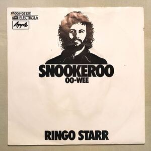 ◆ドイツORG◆ RINGO STARR / SNOOKEROO ◆貴重ジャケット付き/初回マトA1/B1