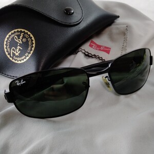 1円　良品　レイバン Ray-Ban　RB3331　006　58□18　３N　★　サングラス　★　マットブラック　ケース付き　YA35