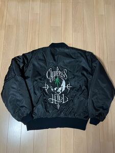 90s ROCK EMBASSY cypress hill MA-1 ボンバージャケット　サイプレスヒル　ヴィンテージ vintage USA prophets of rage オフィシャル　