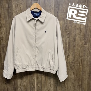 古着 L POLO RALPH LAUREN ポロラルフローレン スウィングトップ ブルゾン 3074