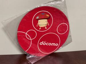 ⑤0ー1新品★docomo ドコモダケ　マウスパッド　非売品　直径約180mm