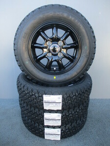 新品4本■145/80R12LT 80/78N(145R12 6PR)■ブリヂストンRD-604■ゴツゴツタイヤセット■軽バン軽トラエブリーNバンアトレーハイゼット等