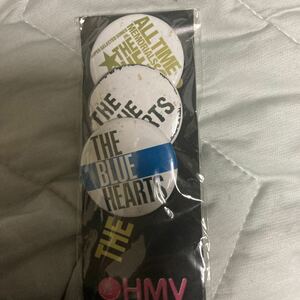 即決　THE BLUE HEARTS HMV限定バッジセット 新品未開封 f