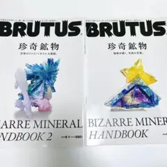 珍奇鉱物　BRUTUS 2冊セット